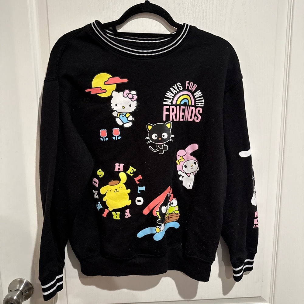 Sanrio Black Hello Kitty Friends Apparel